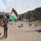 مواجهات عند معسكر اعتقال  عوفر  غرب رام الله