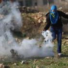 مواجهات عند معسكر اعتقال  عوفر  غرب رام الله