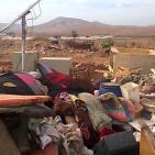 في موقع الحديدية في الاغوار الشمالية قوات الاحتلال  تستهدف مضارب ابو صقر واولاده