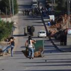 مواجهات في بلدة عابود غرب رام الله عقب استشهاد الشاب عبد الرحمن البرغوثي