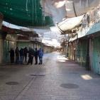 اضراب تجاري في الخليل العتيقة