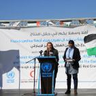 افتتاح مشروع الحي السكني بخانيونس جنوب قطاع غزة