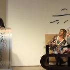 المحاضرة المكسيكية د. سيلفانا رابينوفيتش تقدم  ندوة عن خطبة  الهندي الاحمر للشاعر محمود درويش