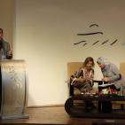 المحاضرة المكسيكية د. سيلفانا رابينوفيتش تقدم  ندوة عن خطبة  الهندي الاحمر للشاعر محمود درويش