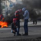 مواجهات على المدخل الشمالي لمدينة البيرة