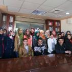 اسرة جامعة بيرزيت تزور جمعية مركز الحياة لمكافحة السرطان في رام الله