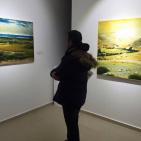 الفنان تقي سباتين ينظم معرض الارض المقدسة في البيرة