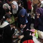 نابلس: مدرسة الشيخ محمد تفاحة للبنات تفتتح البازار البيئي المدرسي بمركز حمدي منكو