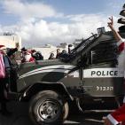 بابا نويل يشارك في مواجهات بيت لحم