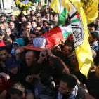 تششيع جثمان الشهيد نشأت جمال عصفور في بلدة سنجل قرب رام الله