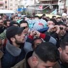 تشييع جثمان الشهيدة مرام حسونة في مدينة نابلس