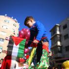 بابا نويل اليوم في مدينة رام الله