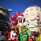بابا نويل اليوم في مدينة رام الله