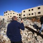 قوات الاحتلال تهدم منزل الشهيد مهند الحلبي في قرية سردا شمال رام الله