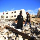 قوات الاحتلال تهدم منزل الشهيد مهند الحلبي في قرية سردا شمال رام الله