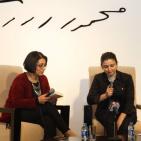 الكاتبة الروائية ابتسام عازم، توقع  روايتها 