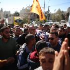 تشييع  جثمان الشهيد مصطفى عادل الخطيب في رام الله