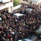 أهالي نابلس يشيعون جثمان الشهيد هيثم ياسين