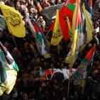 أهالي نابلس يشيعون جثمان الشهيد هيثم ياسين