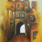 الفنان  محمد الشريف  يجهز لمعرض رسوماته  التشكيليه