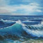 الفنان  محمد الشريف  يجهز لمعرض رسوماته  التشكيليه