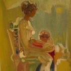 توفيق عبد العال فنان تشكيلي فلسطيني