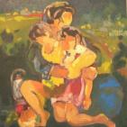 توفيق عبد العال فنان تشكيلي فلسطيني