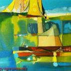 توفيق عبد العال فنان تشكيلي فلسطيني