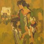 توفيق عبد العال فنان تشكيلي فلسطيني