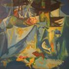 توفيق عبد العال فنان تشكيلي فلسطيني