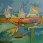 توفيق عبد العال فنان تشكيلي فلسطيني