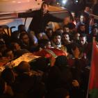 الشهيد ابراهيم علان من قرية بيت عور التحتا (23 عاماً) في مجمع فلسطين الطبي رام الله‎