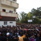 تشييع جثمان الشهيد إبراهيم علان في قرية بيت عور التحتا