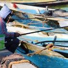 جولة في ميناء غزة البحري