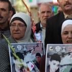 وقفة تضامنية في نابلس مع الأسير الصحفي محمد القيق