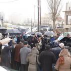 صور: وقفة تضامنية مع الاسير محمد القيق امام مقر الصليب الاحمر برام الله