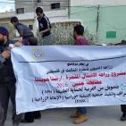 الاغاثة الزراعية توزع اشتالا على المزارعين في عرابة