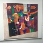 معرض ايماءات للفنان جواد ابراهيم  في بيت مريم في رام الله