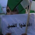 وقفة تضامنية مع الأسير الصحفي محمد القيق في الخليل