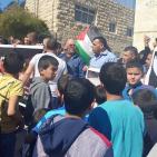 بالصور.. وقفة تضامنية مع أربعة أسرى في صور باهر