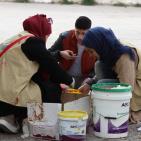 مجموعة النجاح التطوعية تُنظم نشاط رسم ودهن في مدرسة بيسان بنابلس