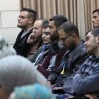 لقاء رجل الأعمال الفلسطيني منيب المصري في جامعة النجاح اليوم