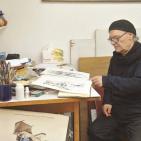 رحيل الفنان التشكيلي السوري نذير نبعة رسوماتي كانت الناطق الرسمي بلسان الحراك الفلسطيني