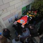 تشييع الشهيدين منصور الشوامرة، وعمر عمرو من بلدة القبيبة شمال غرب القدس