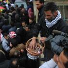 تشييع الشهيدين منصور الشوامرة، وعمر عمرو من بلدة القبيبة شمال غرب القدس