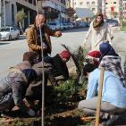 النجاح التطوعية تُنظم نشاط لزراعة الأشجار بالتعاون مع بلدية نابلس
