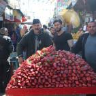 صور من سوق الجمعة اليوم في مدينة نابلس