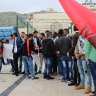 جبهة العمل الطلابي في النجاح تنظم وقفة حداد على روح الشهيد عمر نايف