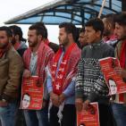 جبهة العمل الطلابي في النجاح تنظم وقفة حداد على روح الشهيد عمر نايف