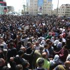 اعتصام المعلمين أمام مجلس الوزراء في رام الله